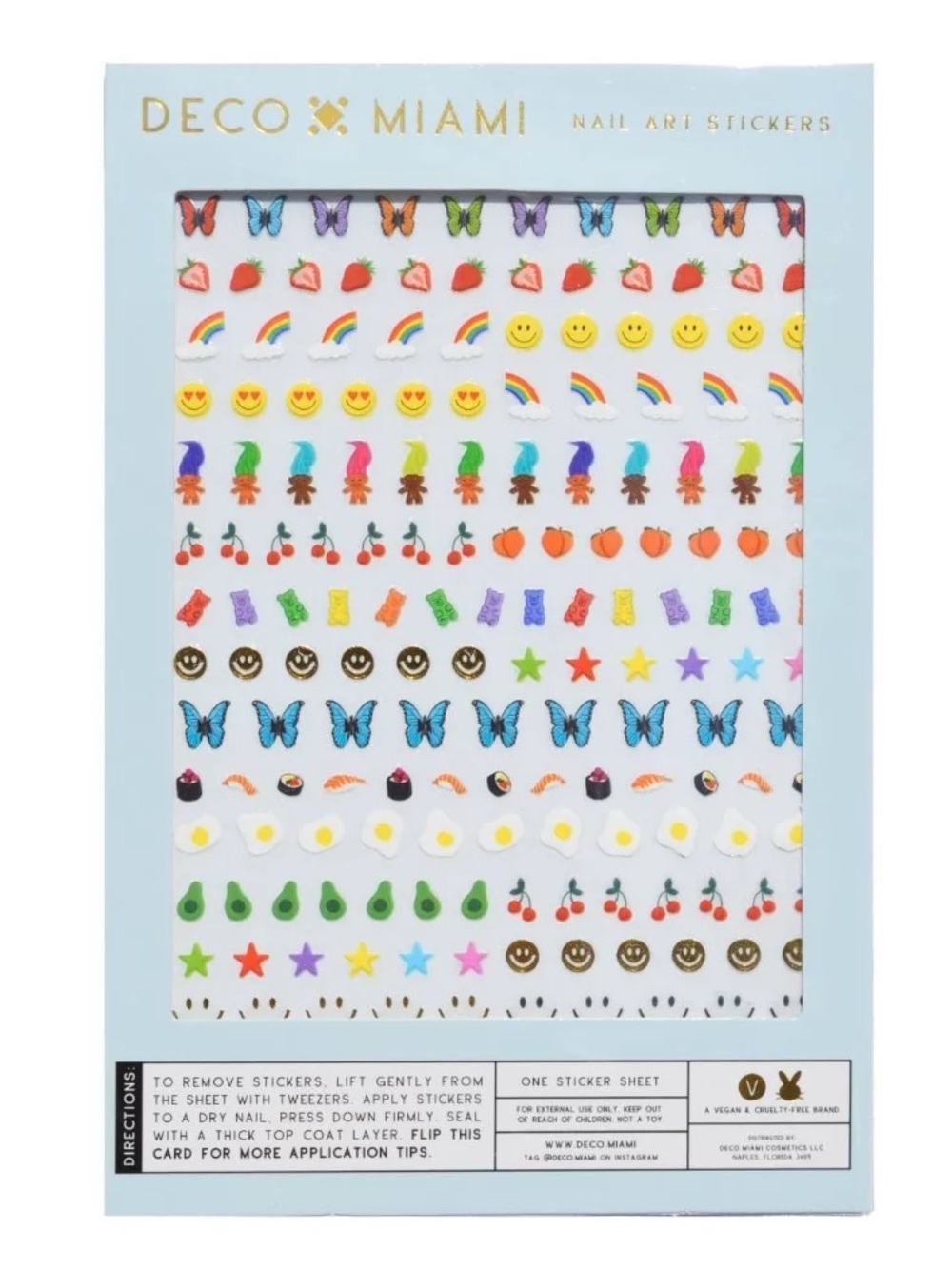 Deco Miami - Sunny Side Nail Stickers